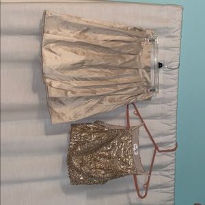 Two Piece Homecoming Dress